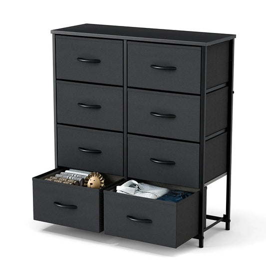 Sweetcrispy 8-Drawer Fabric Storage Dresser