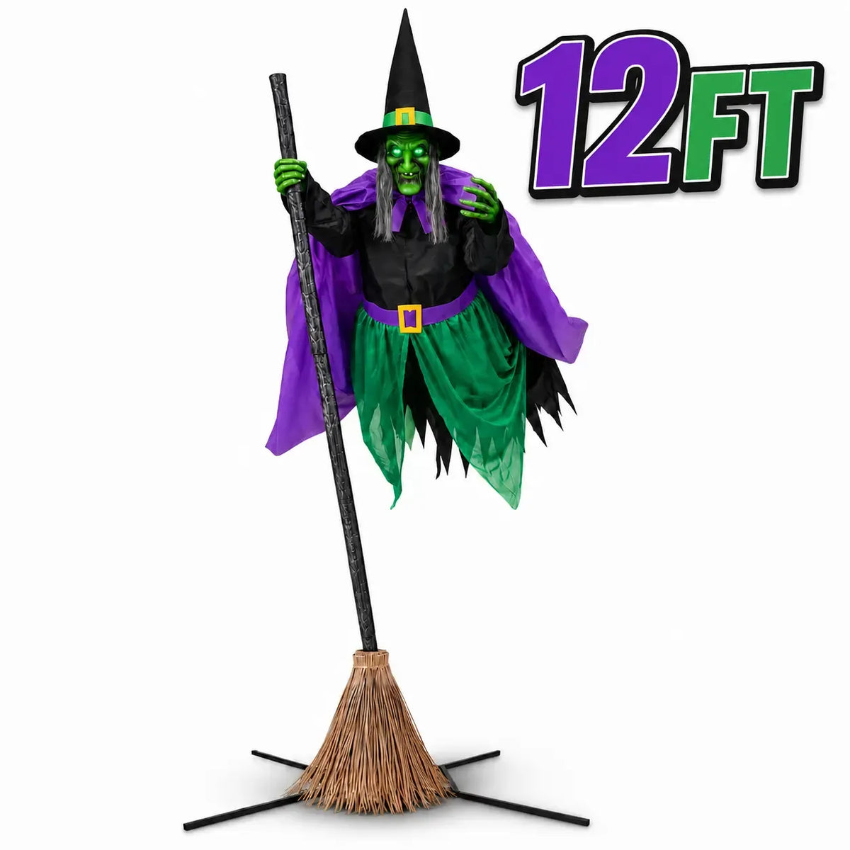 2-Pack 5Ft Halloween Lighted Ghost Decor Set