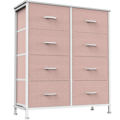 Sweetcrispy 8-Drawer Fabric Storage Dresser