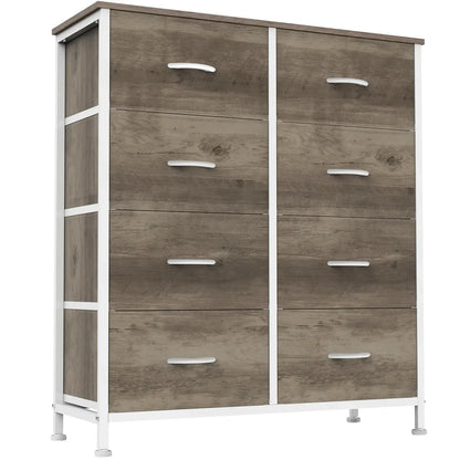 Sweetcrispy 8-Drawer Fabric Storage Dresser