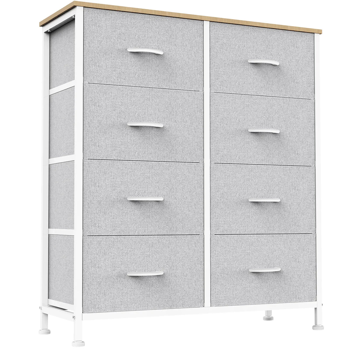 Sweetcrispy 8-Drawer Fabric Storage Dresser