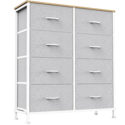 Sweetcrispy 8-Drawer Fabric Storage Dresser