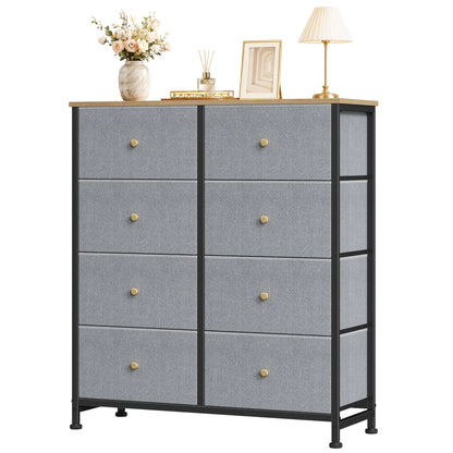Sweetcrispy 8-Drawer Fabric Storage Dresser
