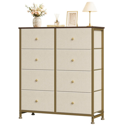 Sweetcrispy 8-Drawer Fabric Storage Dresser