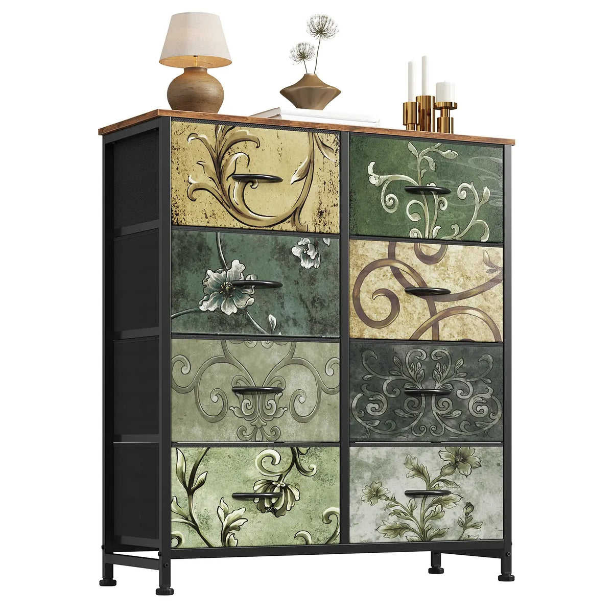Sweetcrispy 8-Drawer Fabric Storage Dresser